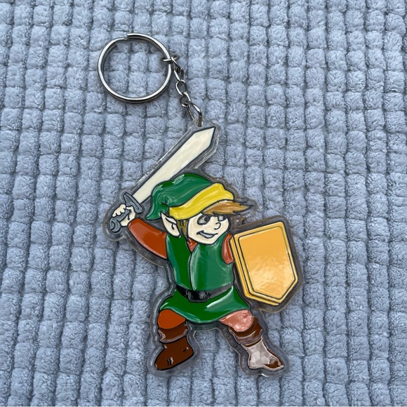 Zelda Link Keychain Nintendo of America 1988 - Picture 2 of 4